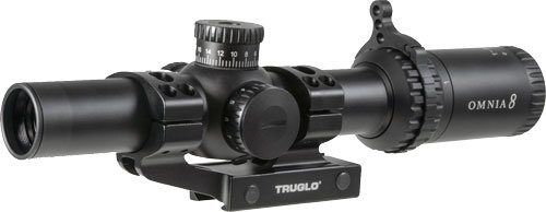 TRUGLO OMNIA 1-8X24MM SCOPE - 30MM TUBE IR SP W/1PC MOUNT DO