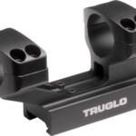 TRUGLO 1-PIECE PICATINNY RISER - SCOPE MOUNT 1"HEIGHT 1" RINGS