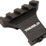 TRUGLO 1-PIECE PICATINNY RISER - MOUNT 45 DEGREE OFFSET MOUNT