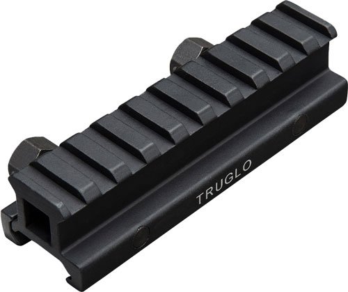 TRUGLO 1-PIECE PICATINNY RISER - MOUNT 3/4" RISE 4" LENGTH