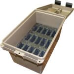 MTM TACTICAL MAGAZINE CAN - DARK EARTH HOLDS 15 AR-15 MAGS