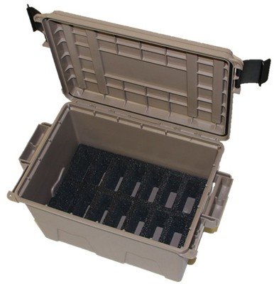 MTM TACTICAL MAGAZINE CAN DARK - EARTH HOLDS 14 .308 MAGS