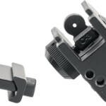 JE FIXED FRONT/REAR SIGHT - 45 DEGREE OFFSET ALUMINUM BLK