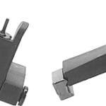 JE FLIP-UP FRONT AND REAR - OFFSET POLYMER SIGHT SET BLACK