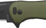 OUTDOOR EDGE RAZOR VX2 3" FLDR - GREEN G10 SPRING ASSIST