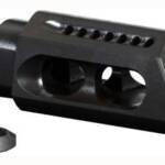 YHM SLANT MUZZLE BRAKE/COMP - 6.8/7.62/9MM 1/2X36 THREADS