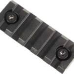 GUNTEC REMOVABLE ACCY RAIL - 2" KEYMOD BLACK