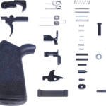 GUNTEC COMPLETE LOWER PARTS - KIT AR15 W/ ERGONOMIC GRIP