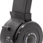IVER JOHNSON MAGAZINE AR15 - 223 50RD DRUM BLACK POLYMER