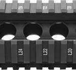 BCM RAIL PICATINNY FREE FLOAT - 8" BLACK FITS AR-15