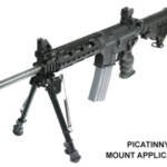 UTG BIPOD TACTICAL OP 8-12.4" - PICATINNY MOUNT W/STUD ADAPTER