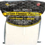 PRO SHOT CLEANING PATCH COTTON - FLANNEL .30-.38 1 3/4" 500CT