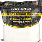 PRO SHOT CLEANING PATCH COTTON - FLANNEL 12GA-16GA 3" 250CT