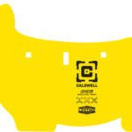 CALDWELL AR500 COYOTE TARGET - 3/8" AR500 STEEL YELLOW