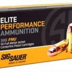 SIG AMMO 9MM 115GR FMJ 50RD - 10BX/CS