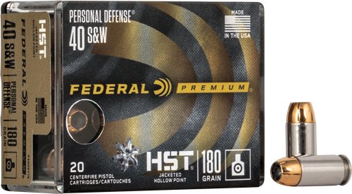 FEDERAL PREMIUM 40 SW 180GR - HST JHP 20RD 10BX/CS - Image 2