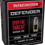 WINCHESTER SUPREME ELITE 40 SW - 180GR PDX1 DEF 20RD 10BX/CS