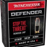 WINCHESTER SUPREME ELITE 40 SW - 165GR PDX1 DEF 20RD 10BX/CS