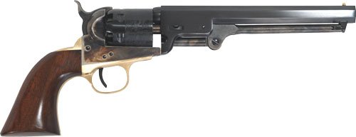 CIMARRON 1851 NAVY OVAL TG - 36 CALIBER 7.5" FS WALNUT