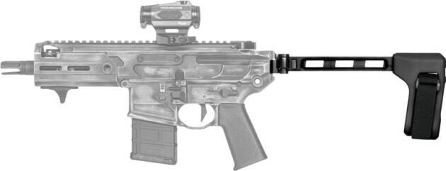 SB TACTICAL BRACE FS1913 PSB - BLACK 1913 INTERFACE POLYMER