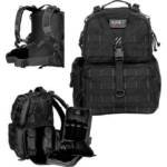 GPS TACTICAL RANGE BACKPACK - W/WAIST STRAP BLACK NYLON