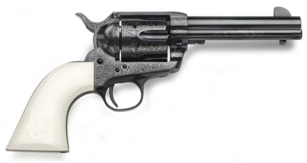 TAYLOR'S & COMPANY OUTLAW LGCY 45LC BL/IVRY 4.75"