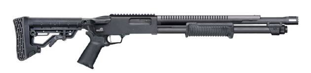 MOSSBERG 590R 12/18.5 6+1 BLK BREACHER