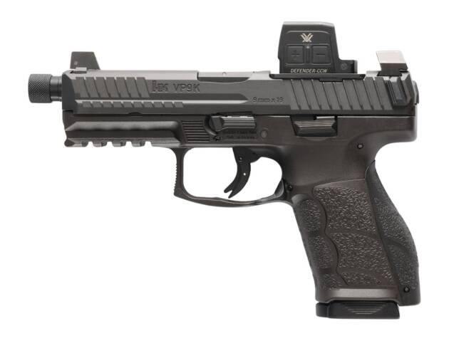 HECKLER AND KOCH (HK USA) VP9A1 K TAC 9MM BK 15+1 NS VTX