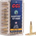 CCI GAMEPOINT 17HMR 20GR JSP - 2375FPS 50RD 40BX/CS
