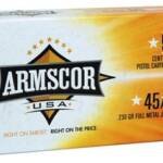 ARMSCOR 45 ACP 230GR FMJ - 50RD 20BX/CS MADE IN USA
