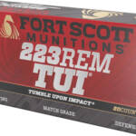 FORT SCOTT 223 REM 55GR TUI - SOLID COPPER 20RD 25BX/CS