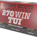 FORT SCOTT 270 WIN 130GR TUI - SOLID COPPER 20RD 10BX/CS