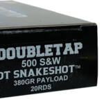 DOUBLETAP 500 S&W SNAKE SHOT - 20RD 25BX/CS