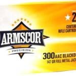 ARMSCOR 300 AAC 147GR FMJ - 20RD 10BX/CS
