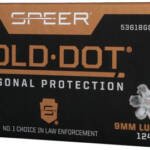SPEER GOLD DOT 9MM LUGER - 124GR GDHP 50RD 10BX/CS