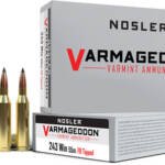NOSLER VARMAGEDDON 243 WIN - 55GR FBT 20RD 10BX/CS