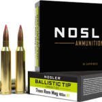 NOSLER BT 7MM REM MAG 160GR - BALLISTIC TIP 20RD 10BX/CS