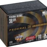FEDERAL 38 SPECIAL 110GR - HYDRA-SHOK JHP 20RD 10BX/CS