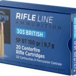 PPU 303 BRITISH 150GR SP - 20RD 10BX/CS