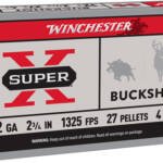 WINCHESTER SUPER-X 12GA 2.75" - #4 BUCK 27 PELLETS 5RD 50BX/CS