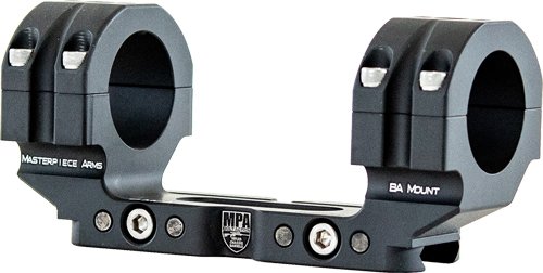 MPA SCOPE MOUNT BA 1-PC 34MM - 1.250" 0 MOA BLACK