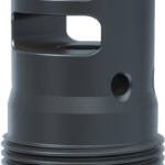 LANTAC DRAGON MUZZLE BRAKE 223 - 1/2-28 PLAN B SHORT MOUNT