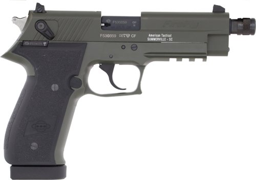 GERMAN SPORT FIREFLY 22LR - 4.9" FS 13RD THREADED GREEN