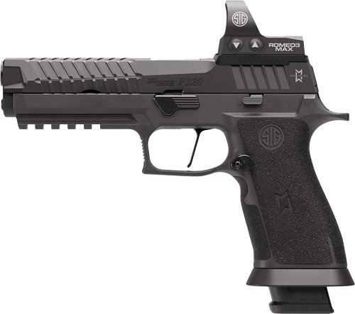 SIG P320 XFIVE MAX 2 9MM 5" - ROMEO3MAX (4)21RD BLACK