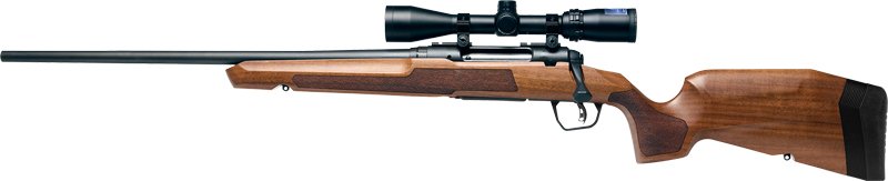 SAVAGE AXIS 2 XP 350 LEGEND LH - 18" W/3-9X40 MATTE/HARDWOOD