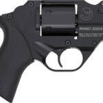 CHIAPPA RHINO 200D DAO 357MAG - 2" FS BLACK/RUBBER W/HOLSTER.
