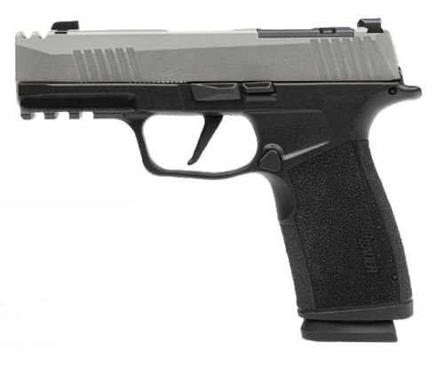 SIG P365X MACRO 9MM 3.1" COMP - XRAY3 (2)17RD STAINLESS/BLACK