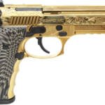 GIRSAN REGARD MC DELUXE 9MM - ADJ SIGHT 18RD GOLD ENGRAVED