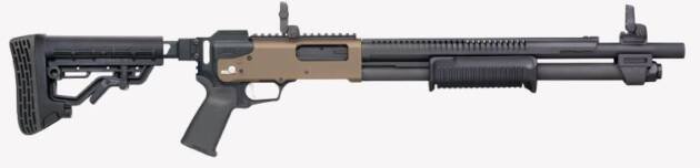 MOSSBERG 590R TACTICAL 12GA - 18.5" 6RD CHISEL STOCK
