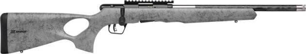 SAVAGE B22 22WMR TIMBERLITE - THUMBHOLE 18" CF 10RD GRY WOOD